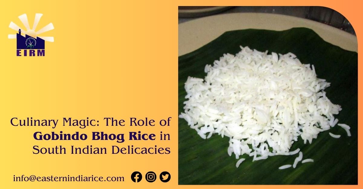Culinary Magic: The Role of Gobindo Bhog Rice in South Indian Delicacies