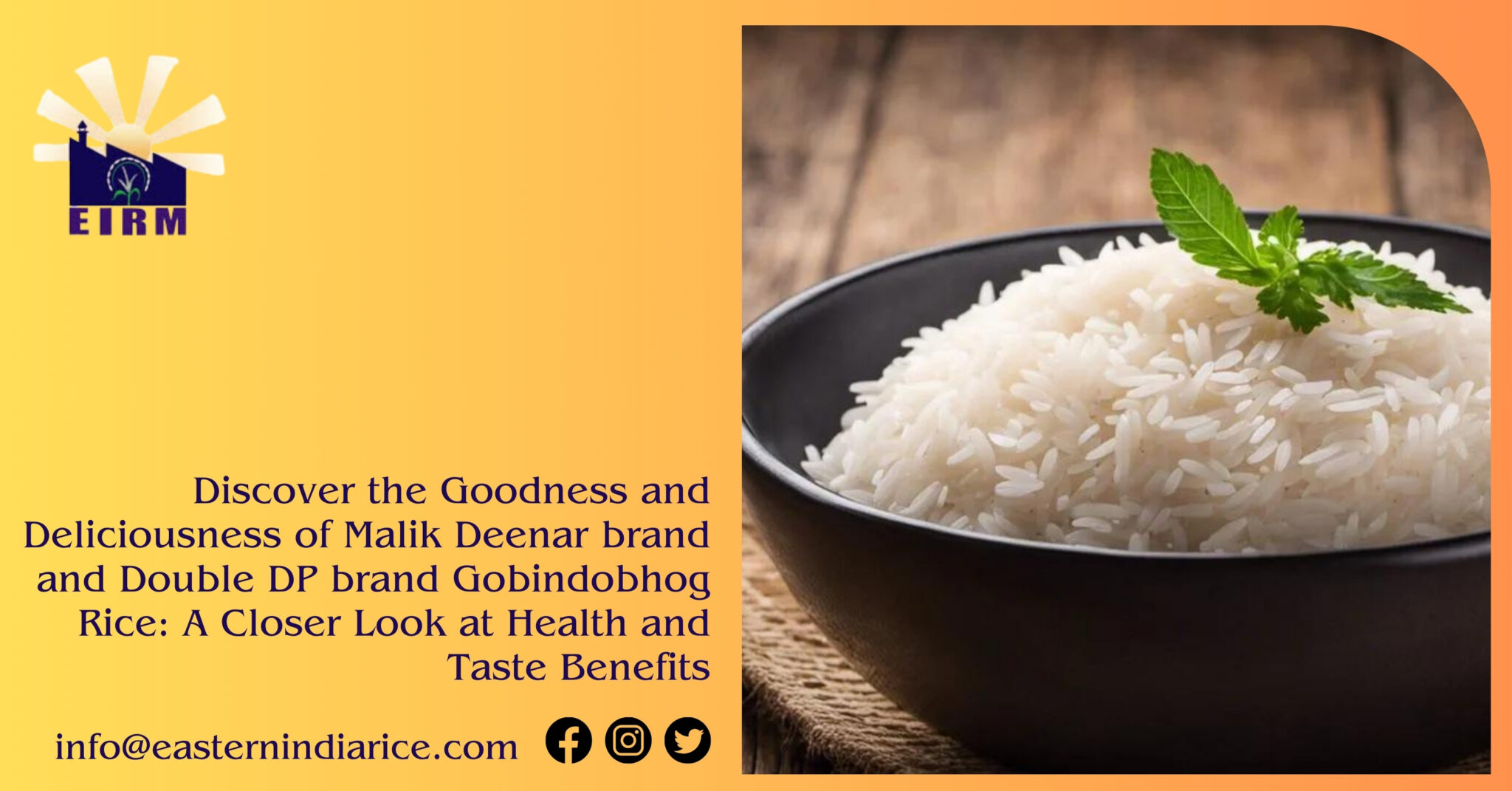 Good Look Rice Discover the Goodness and Deliciousness of Malik Deenar brand and ...