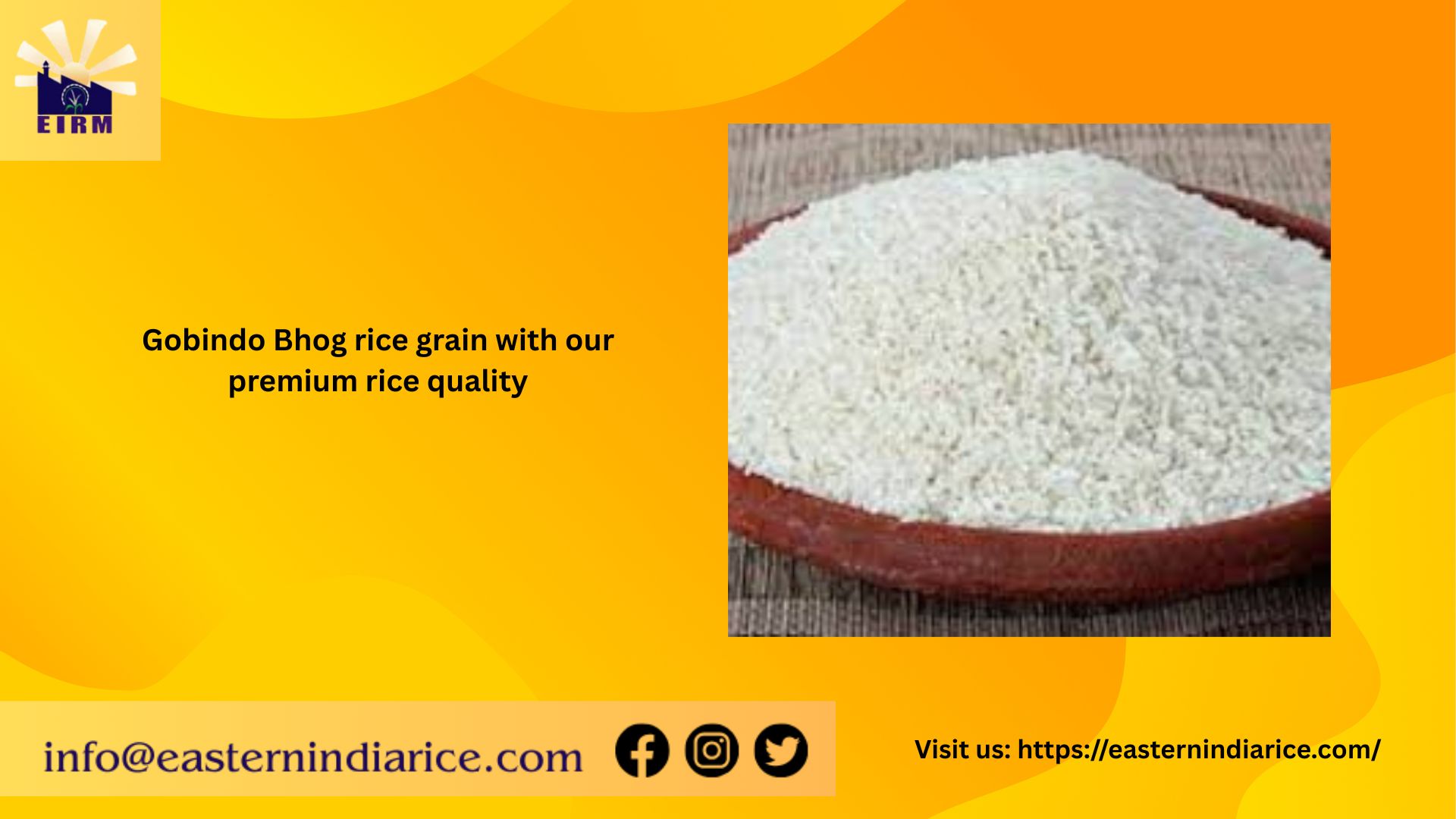 Savor the goodness in every Gobindo Bhog rice grain with our premium rice quality
