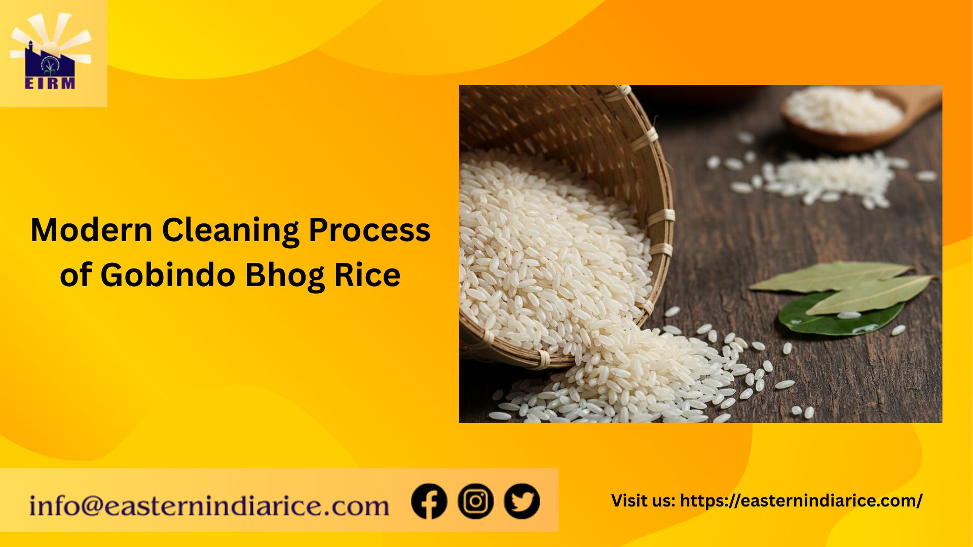 Pre-cleaning and Modern Cleaning Process of Gobindo Bhog Rice