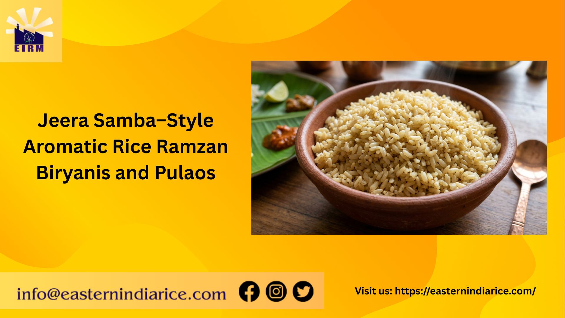 How Jeera Samba–Style Aromatic Rice Enhances the Flavor of Ramzan Biryanis and Pulaos