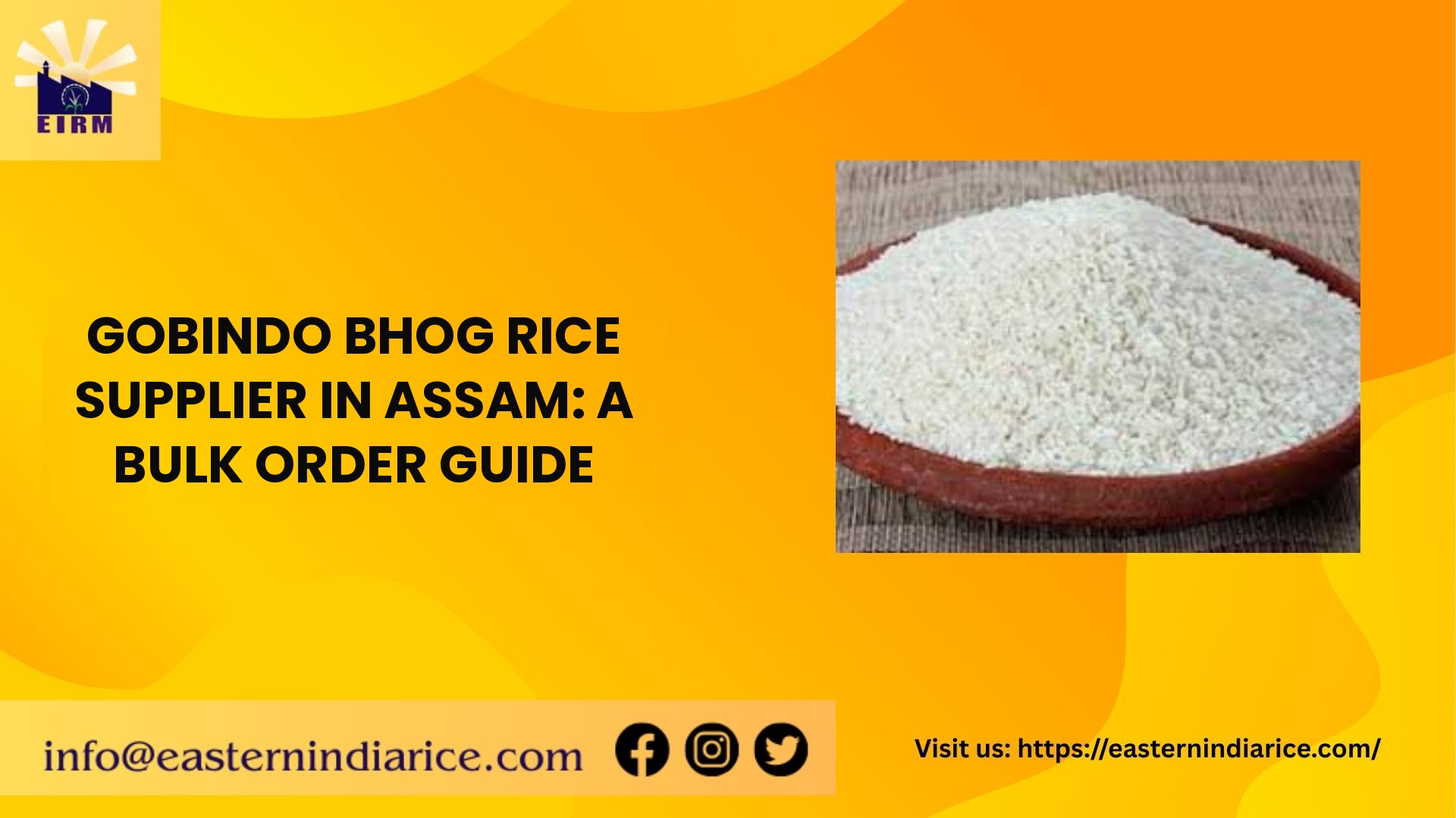 Gobindo Bhog Rice Supplier in Assam: A Bulk Order Guide